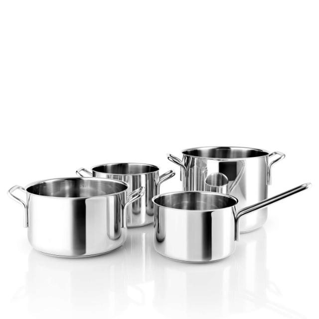 Stainless Steel Topfset 4 St. 1,8 l 2,2 l 3,6 l 4,8 l