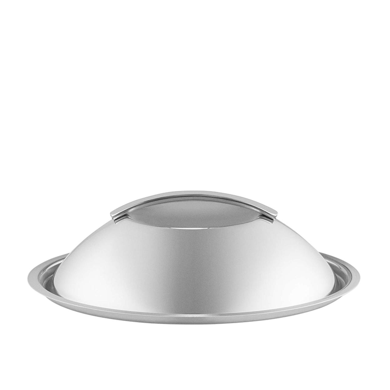 Buet lokk 20 cm Rustfritt stål