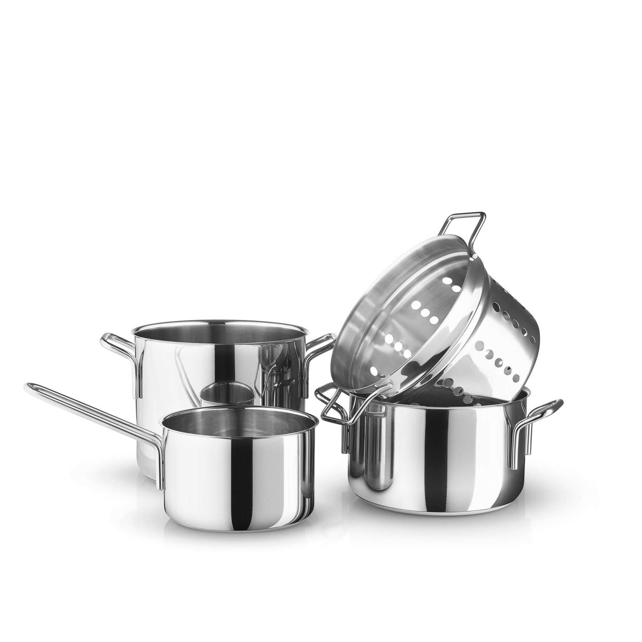 Stainless steel grytesett - 4 deler