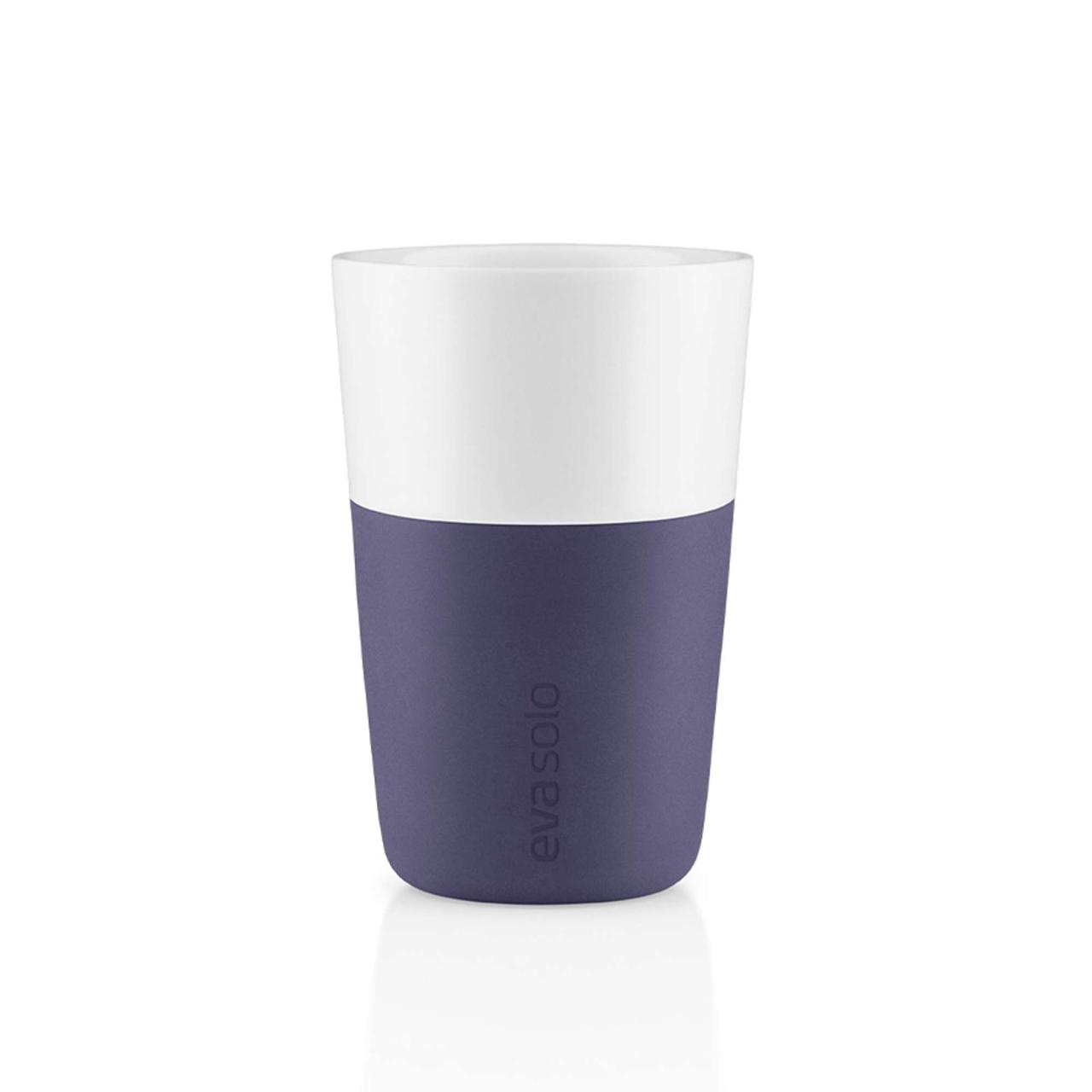 Cafe Latte-krus - 2 stk - Violet blue