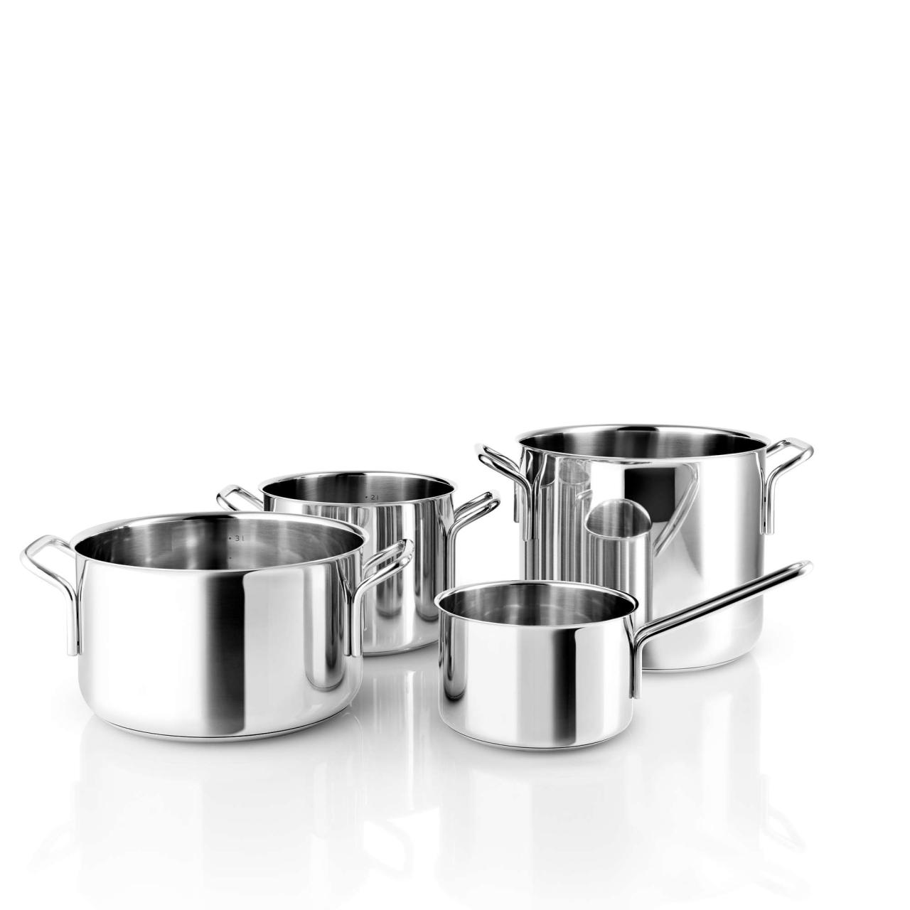 Stainless steel grytesett - 4 deler