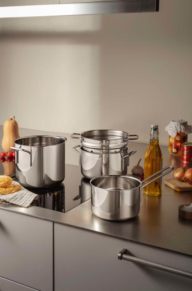 Stainless steel kasserolle - 1,8 l