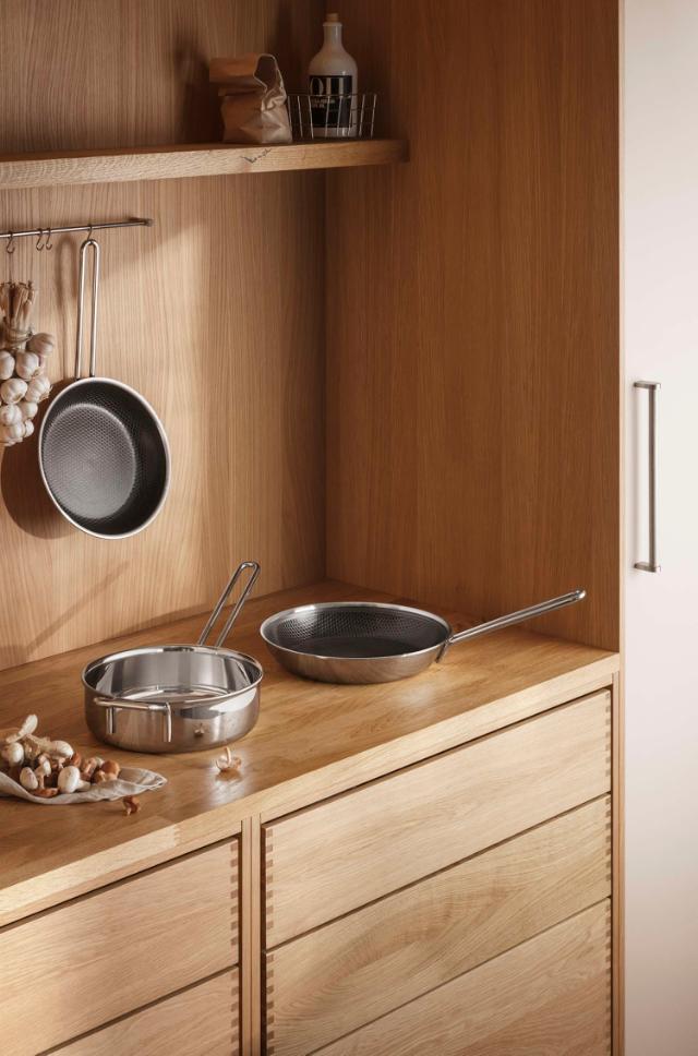 Multi høypolert Stekepanne 24 cm Mosaic keramiske Slip-Let®-belegget