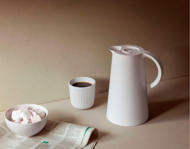 Rise termokanne - 1 liter - Hvit