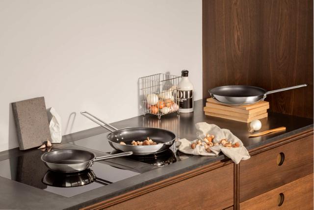 Stainless Steel Stekepanne 20 cm Slip-Let® belegget