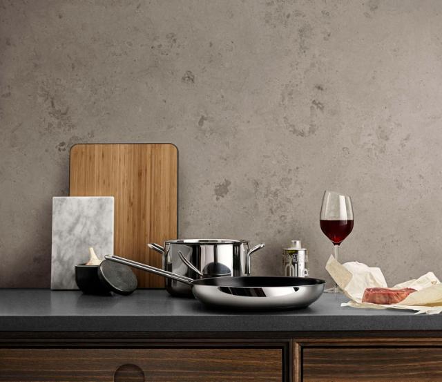 Stainless Steel Stekepanne 28 cm Slip-Let® belegget