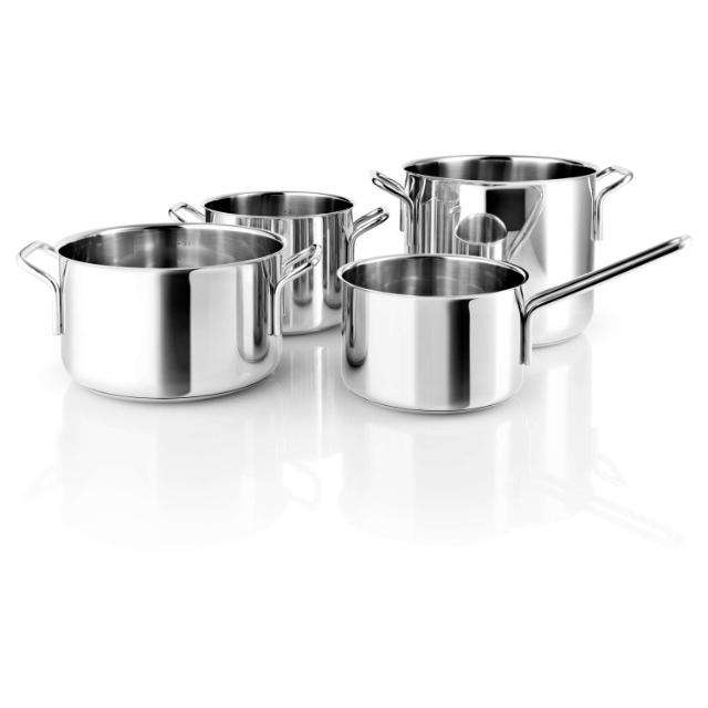 Stainless Steel Topfset 4 St. 1,8 l 2,2 l 3,6 l 4,8 l