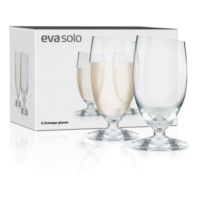 Snapsglass - 6 stk. - 4 cl.
